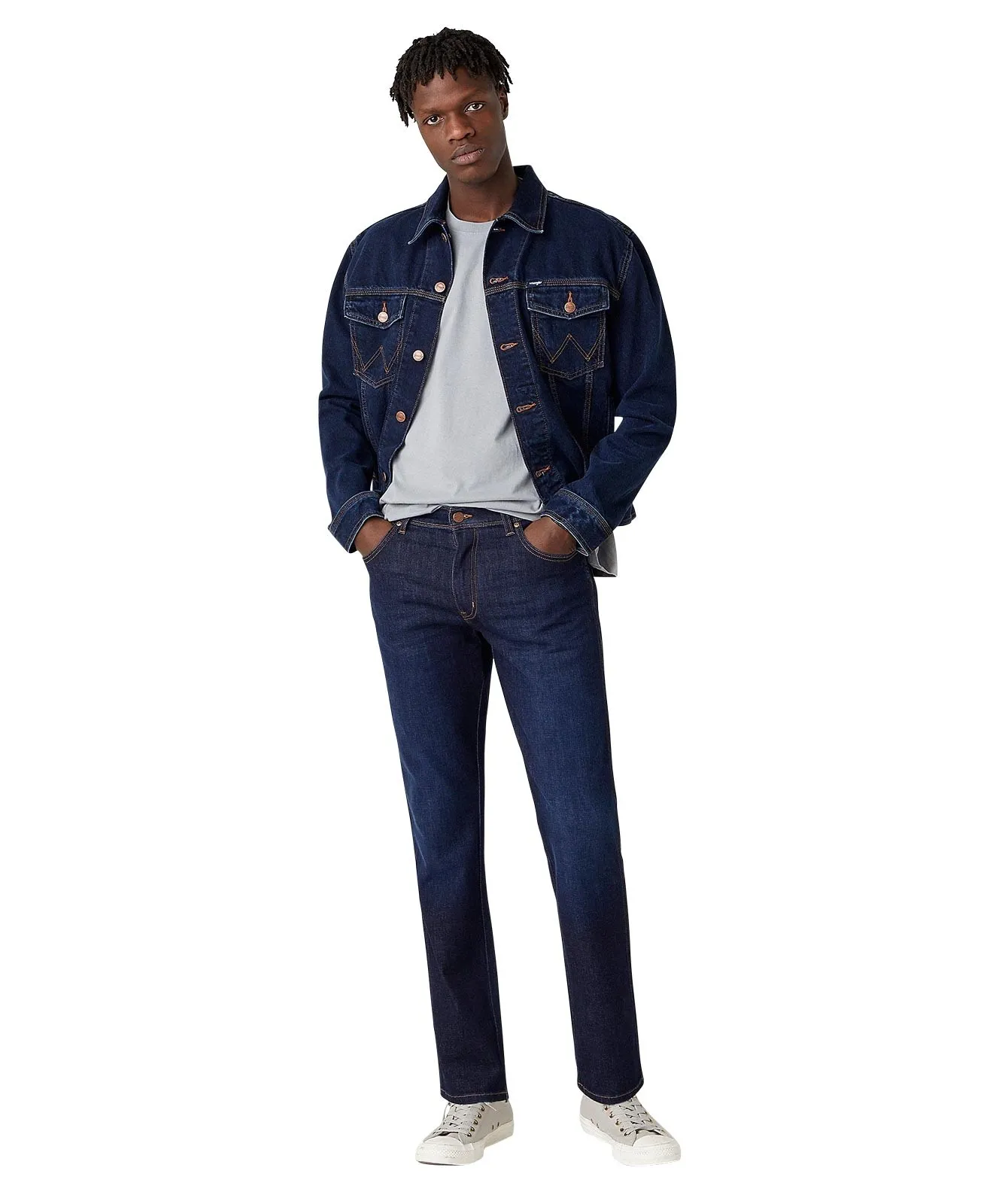 Herren Jeans Texas Slim von Wrangler in Lucky Star
