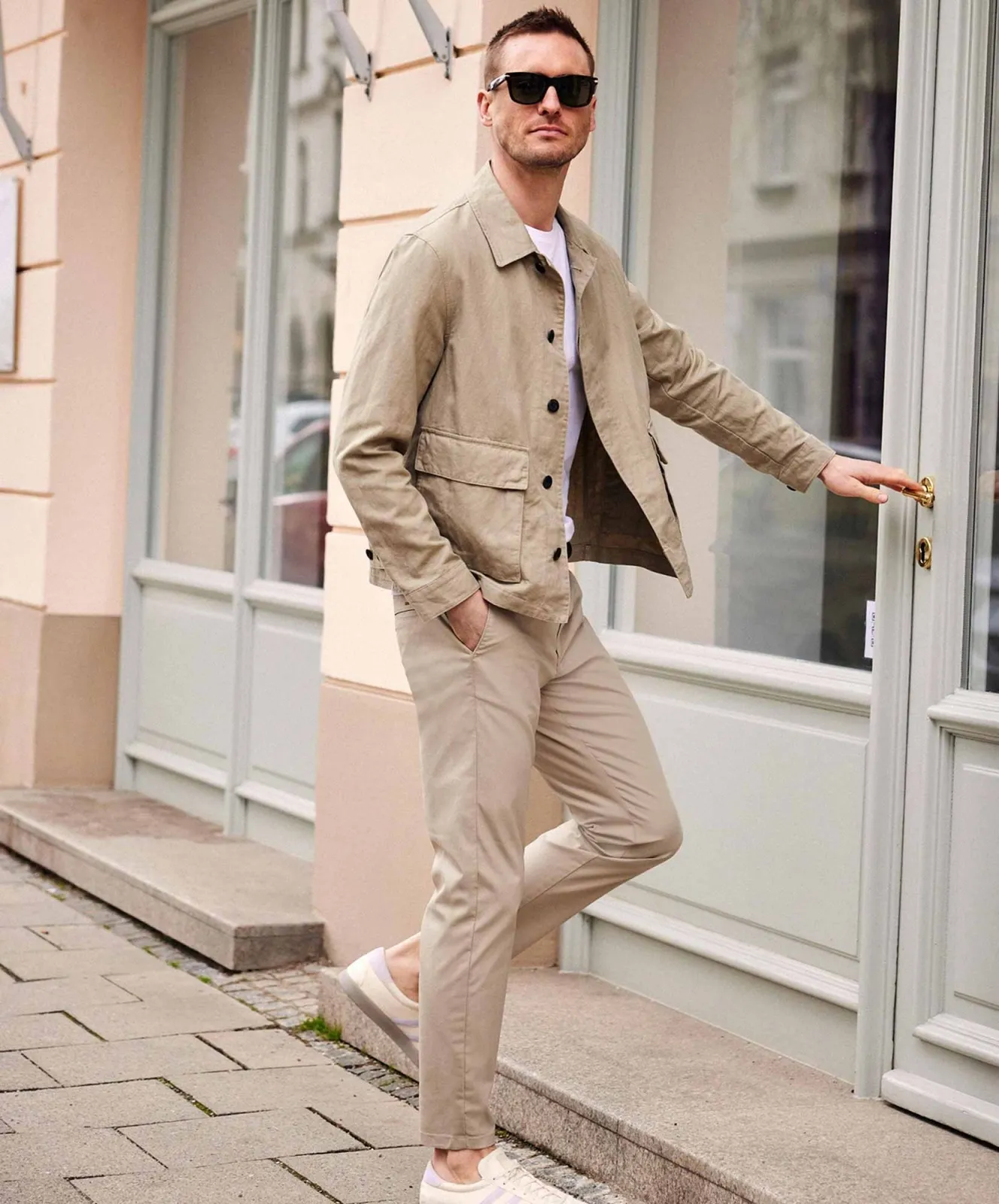 Herren Hose Griffin von MAC in Caffe Latte