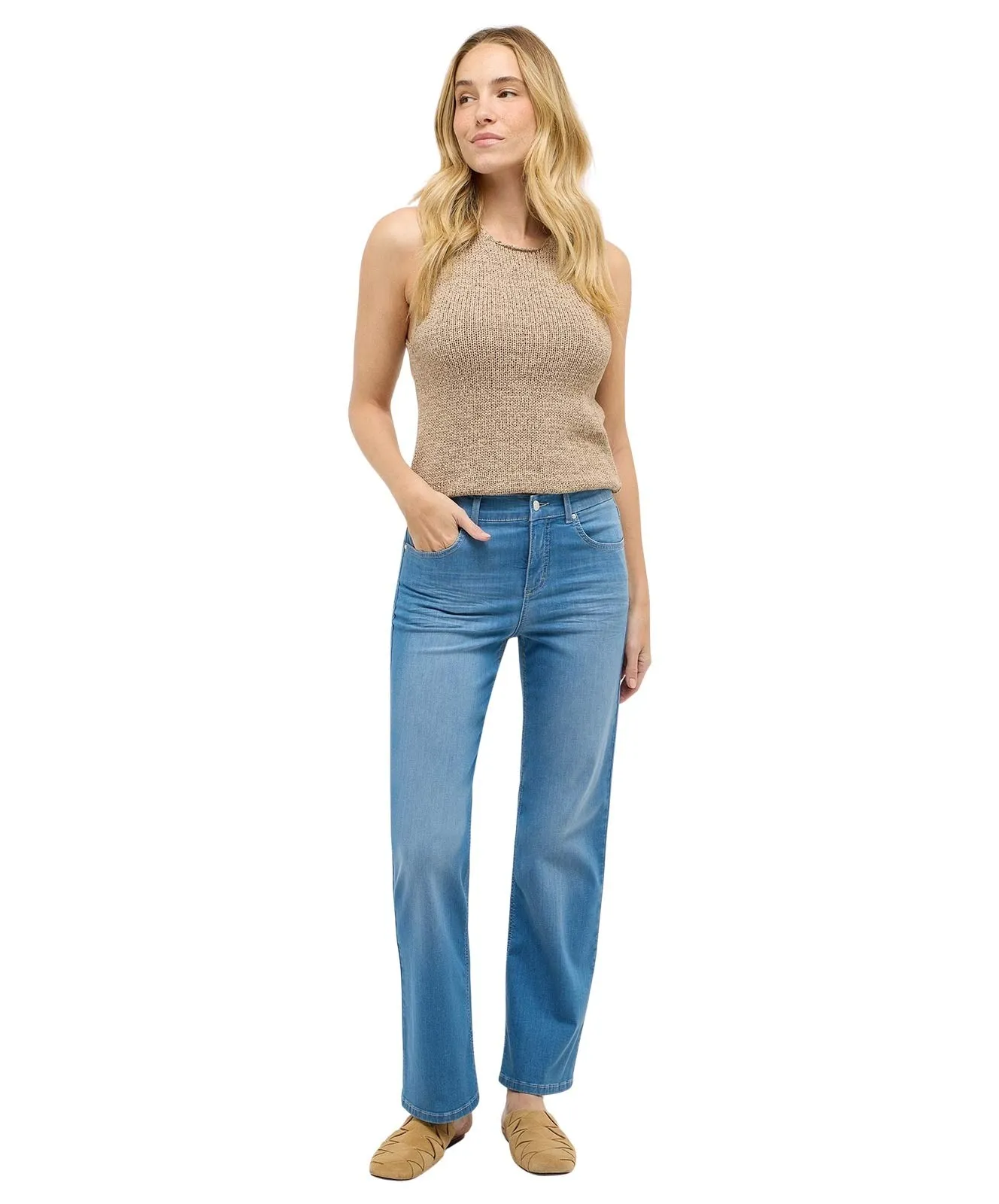 Damen Jeans Lara von Angels in Light Blue Used