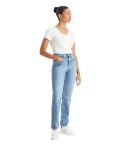 Levi's 501 Damen-Jeans Original Fit in hellem Hollow Days