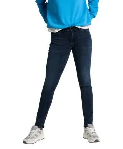 Cross Jeans Anya in Blue Black mit High Waist