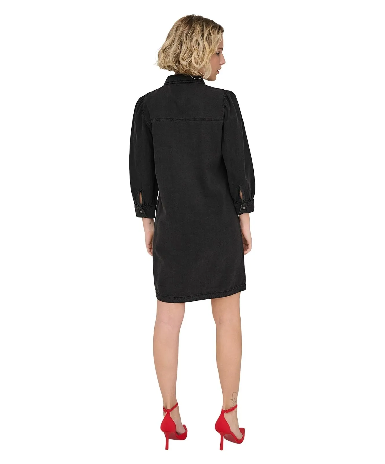 Damen Kleid Felica von Only in Washed Black