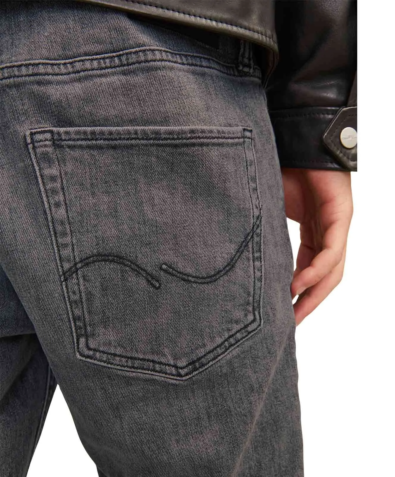 Herren Jeans Clark Original von Jack & Jones in Grey