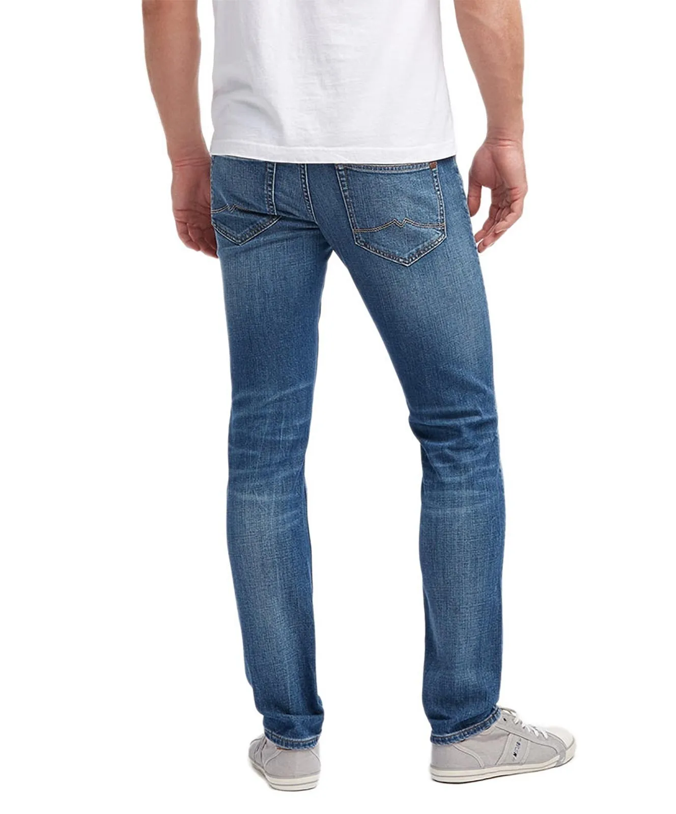 Herren Jeans Oregon Tapered von Mustang in Light Scratched Used