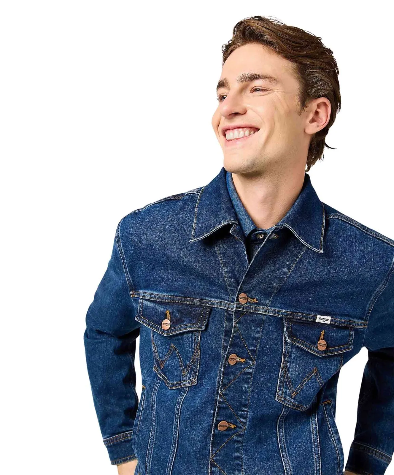 Herren Jacke Classic Denim Jacket von Wrangler in Meadow Haze