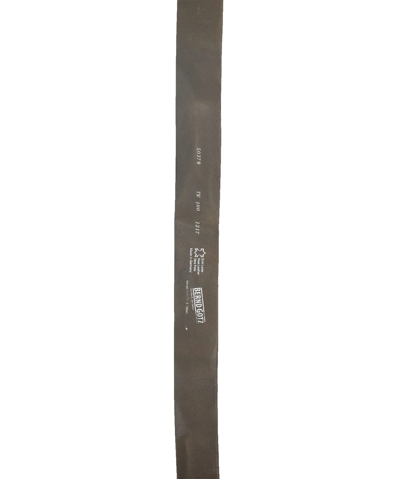 Herren Gürtel 5cm Walklederg.geprägt von Bernd Götz in Taupe