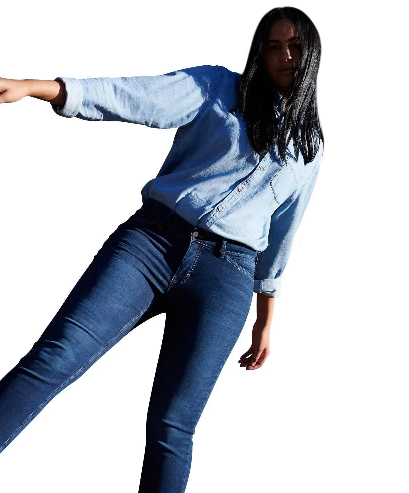 Damen Jeans Dream Chic von MAC in Dark Used