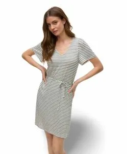 Vero Moda Kurzkleid Gina mit Halbarm und Streifenmuster