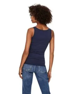 Vero Moda Maxi - Langes Trägershirt aus Jersey in Dunkelblau
