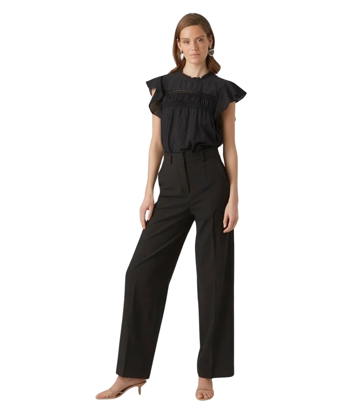 Damen Shirt Trine von Vero Moda in Black