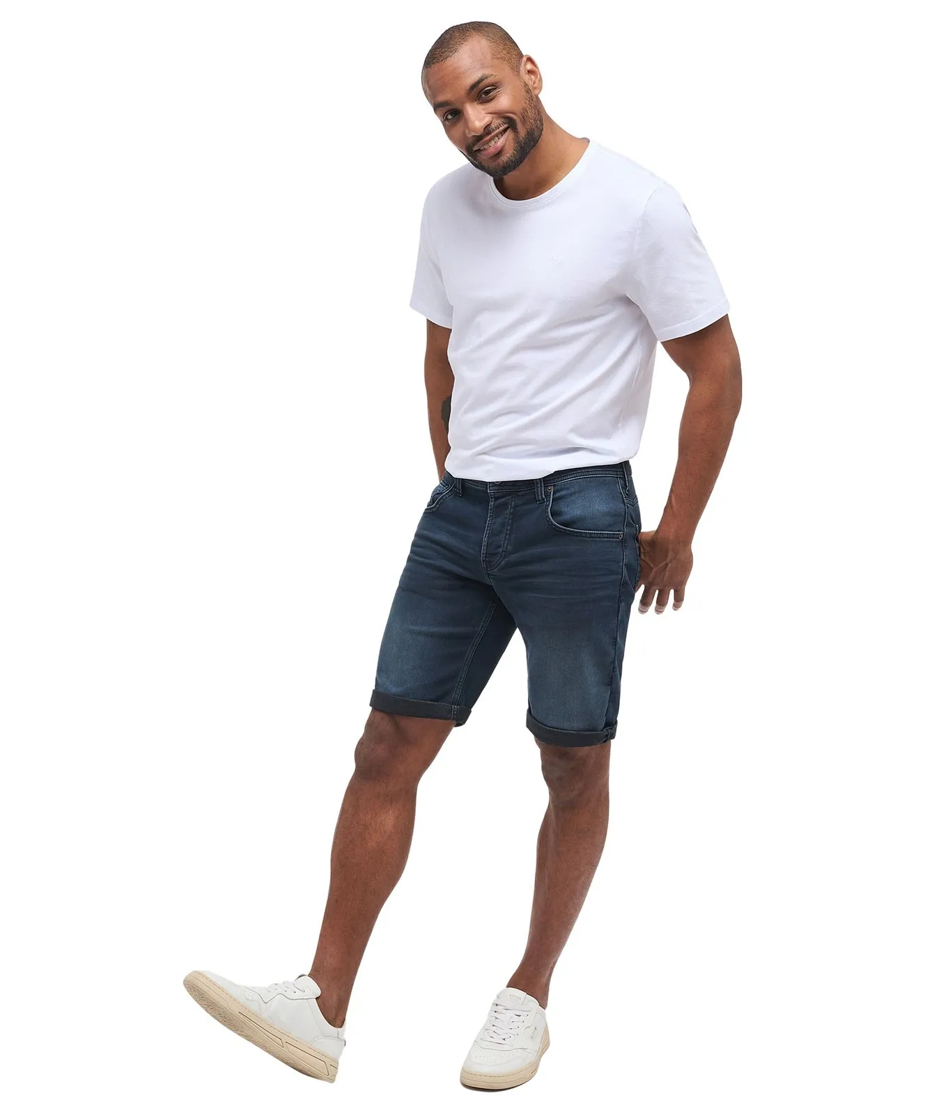 Herren Jeans Chicago Short von Mustang in Blue Black