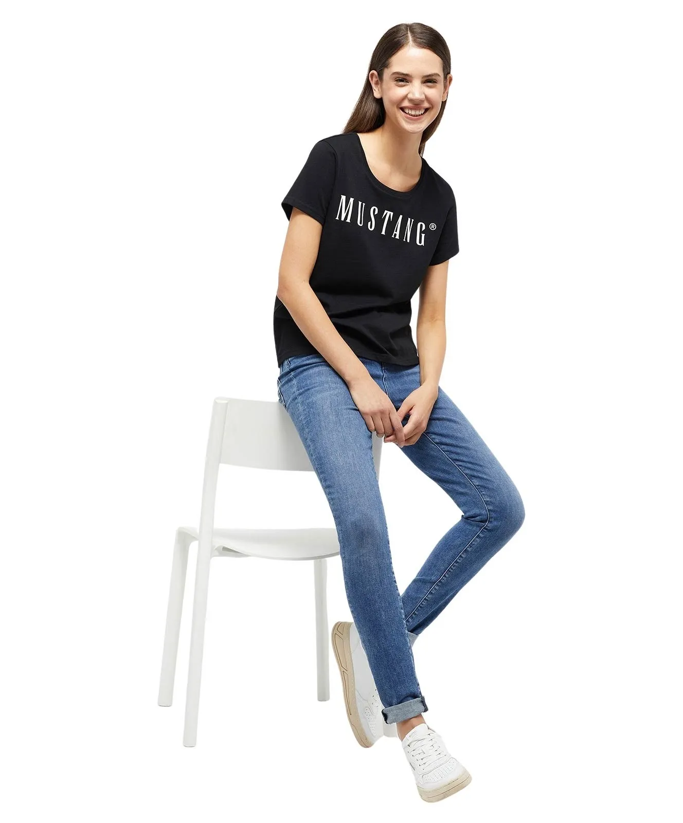 Damen Shirt Alma von Mustang in Black