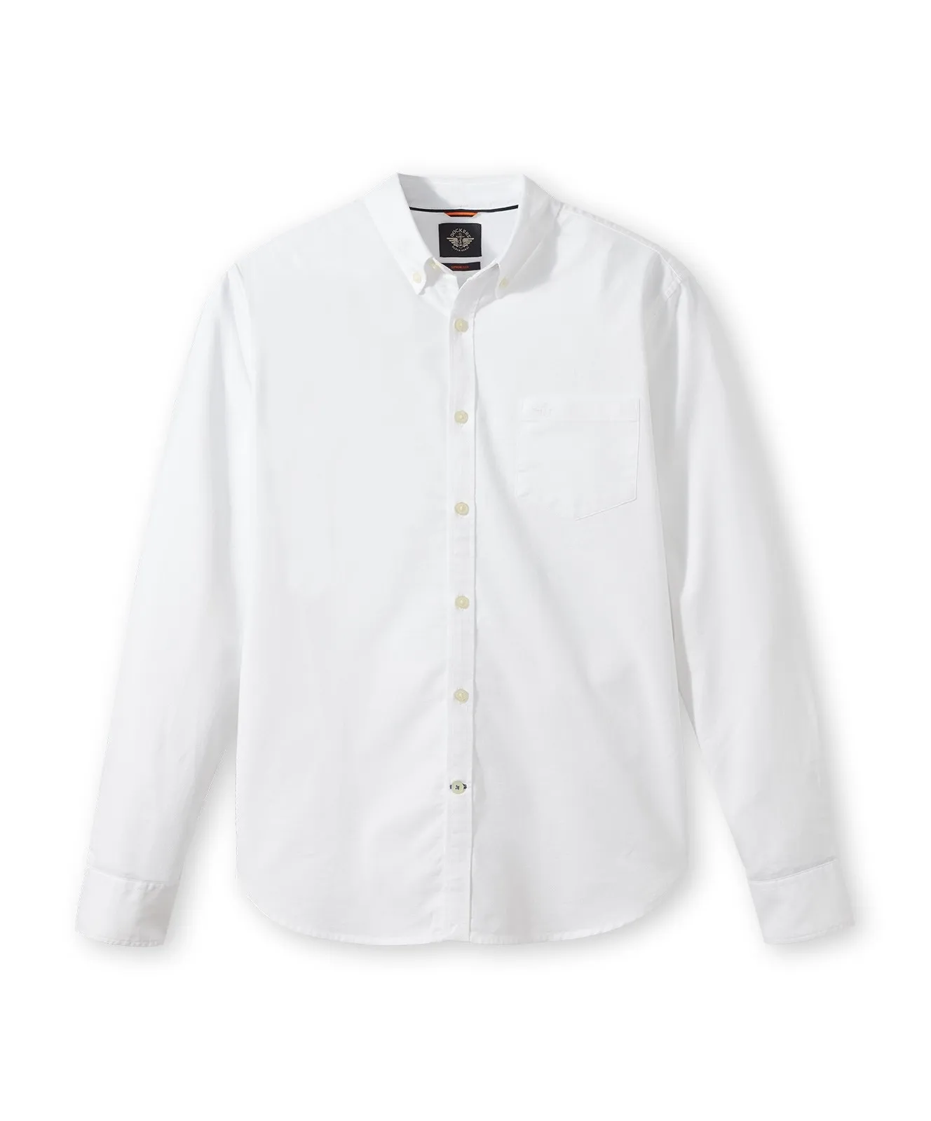 Herren Hemd Stretch Oxford Shirt von Dockers in Paper White