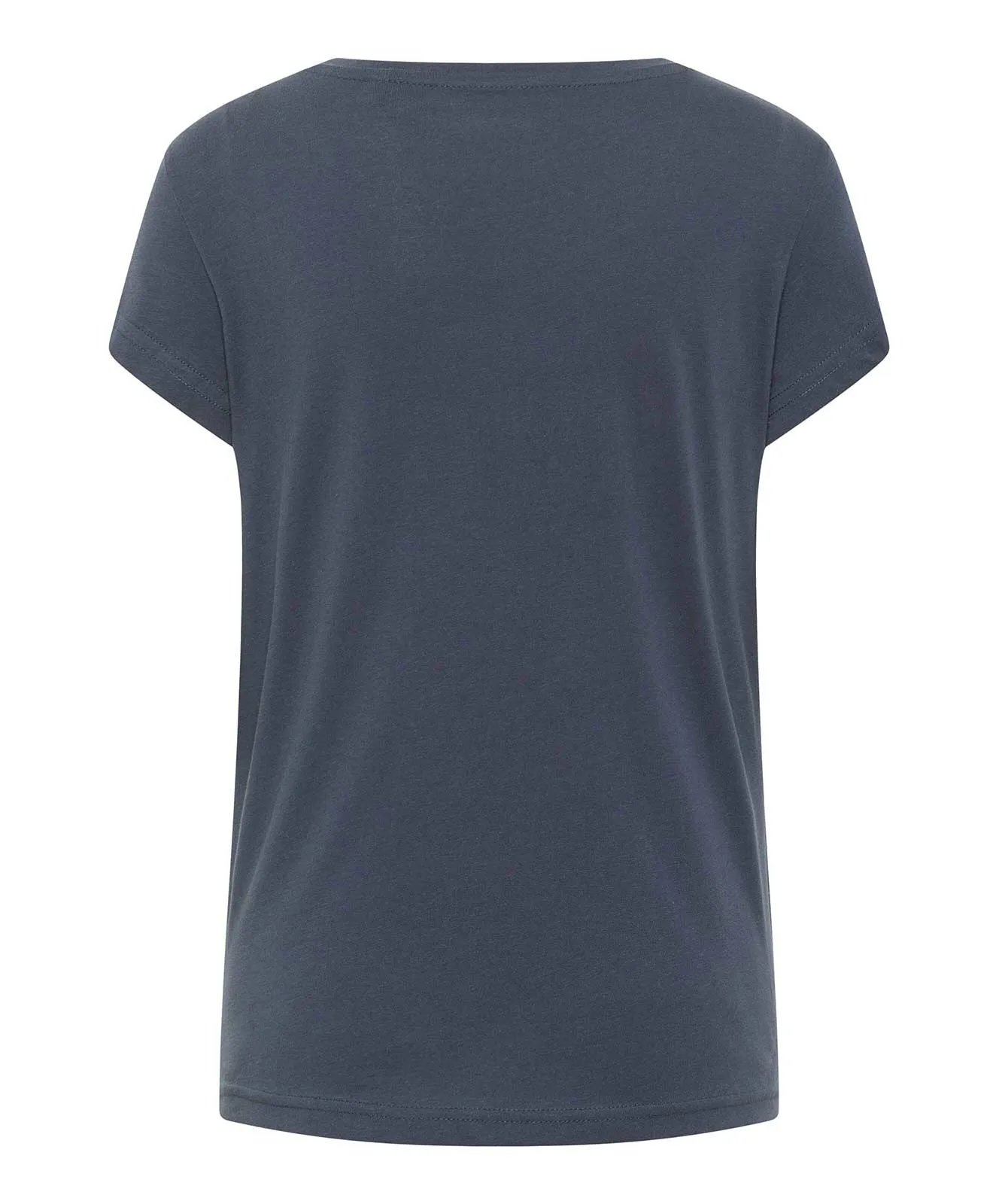 Damen Shirt Alina Logo Tee von Mustang in Blue Nights