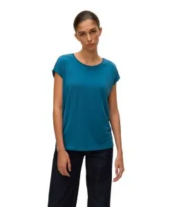Vero Moda T-Shirt AVA mit Rundhals in Orientblau