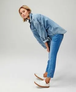 MAC Dream Chic Wonder Jeans in mittelblauer Waschung