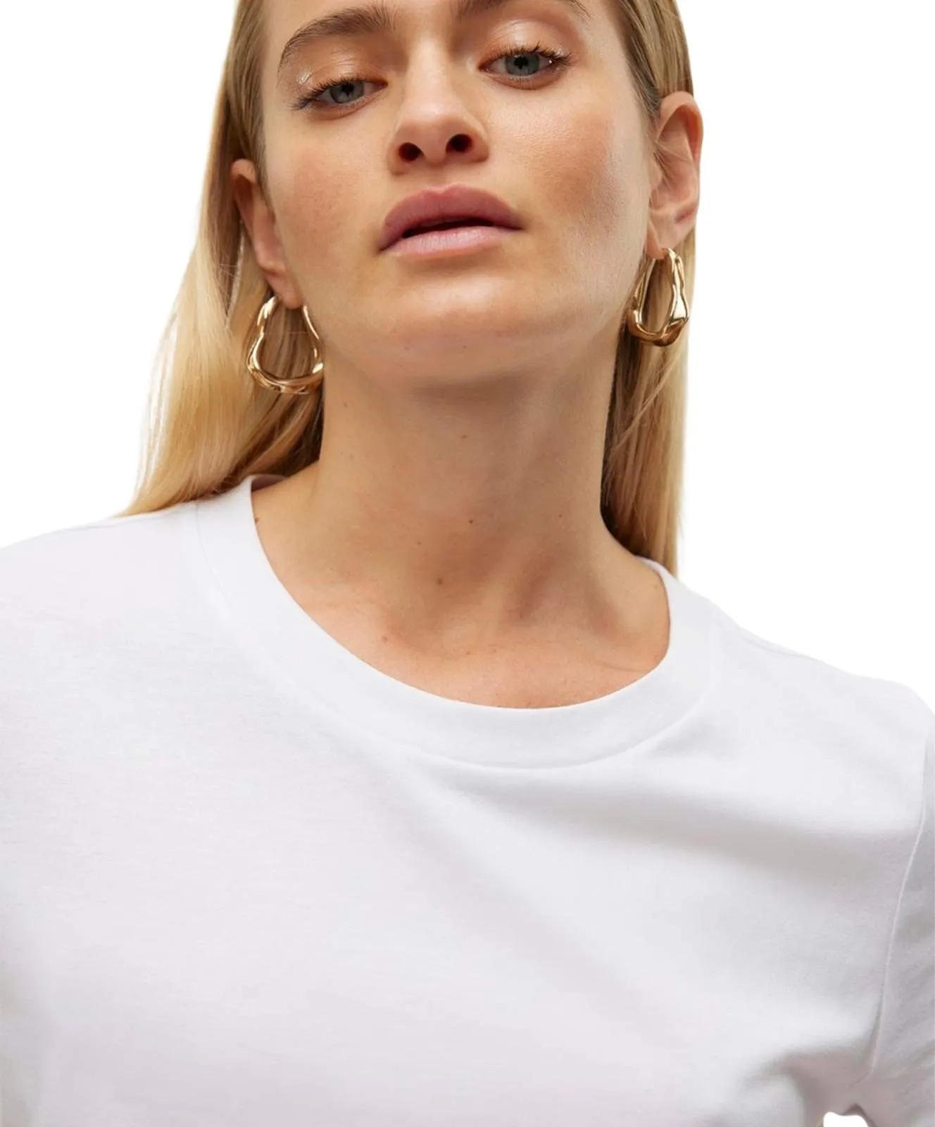 Damen Shirt Paula von Vero Moda in Bright White