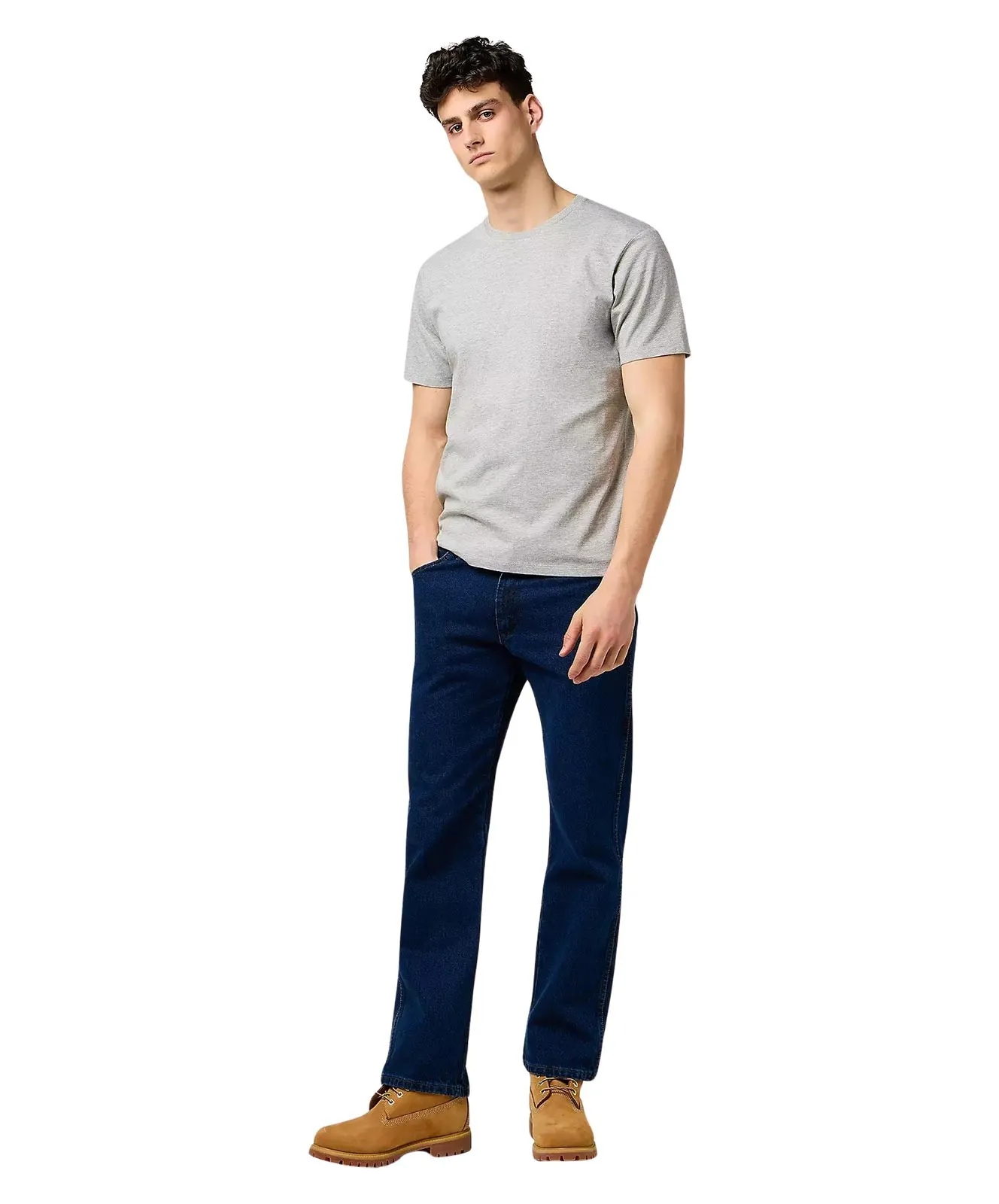 Herren Shirt 3 Pack Tee von Wrangler in White Grey Black