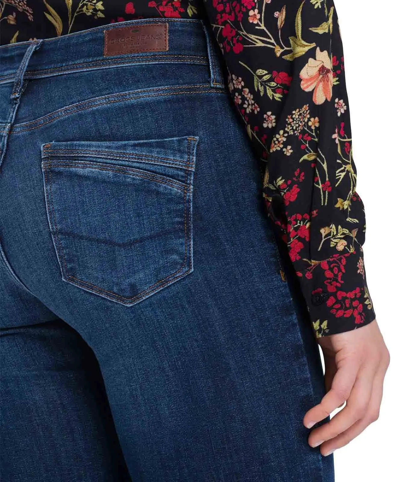 Damen Jeans Anya von Cross in Ocean Blue