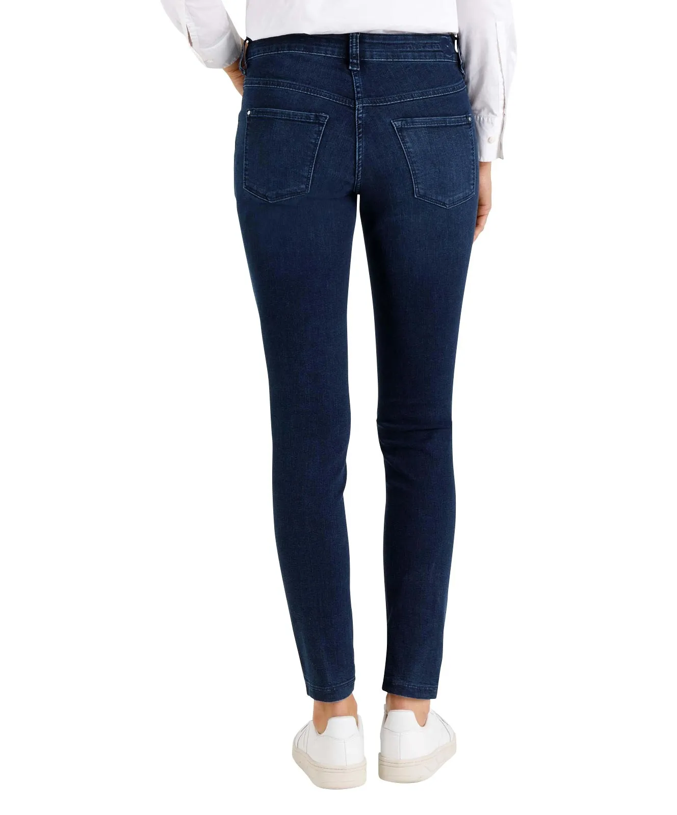 Damen Jeans Dream Skinny Authentic von MAC in Basic Slight Used Blue