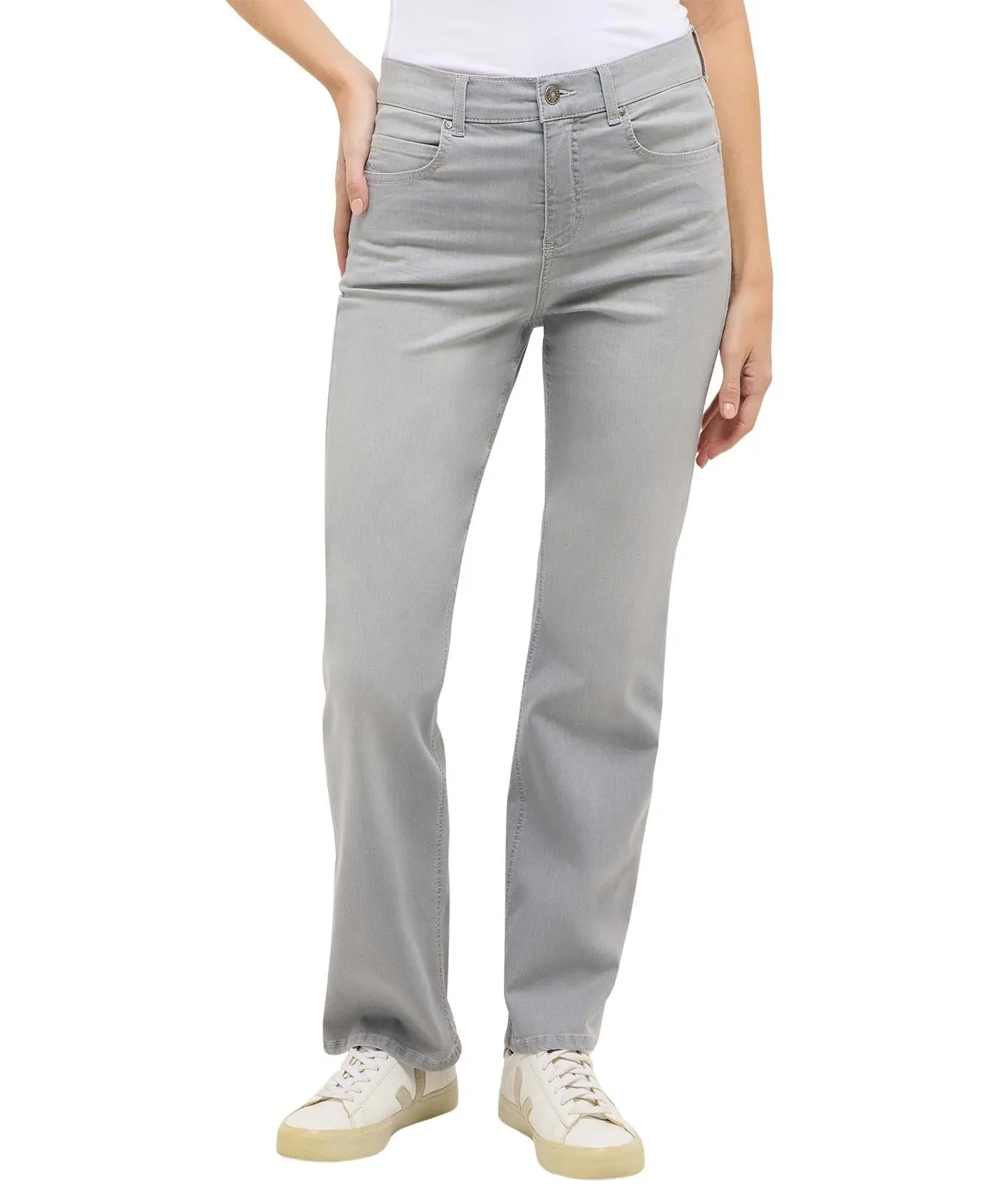 Damen Jeans Lara von Angels in Light Grey Used