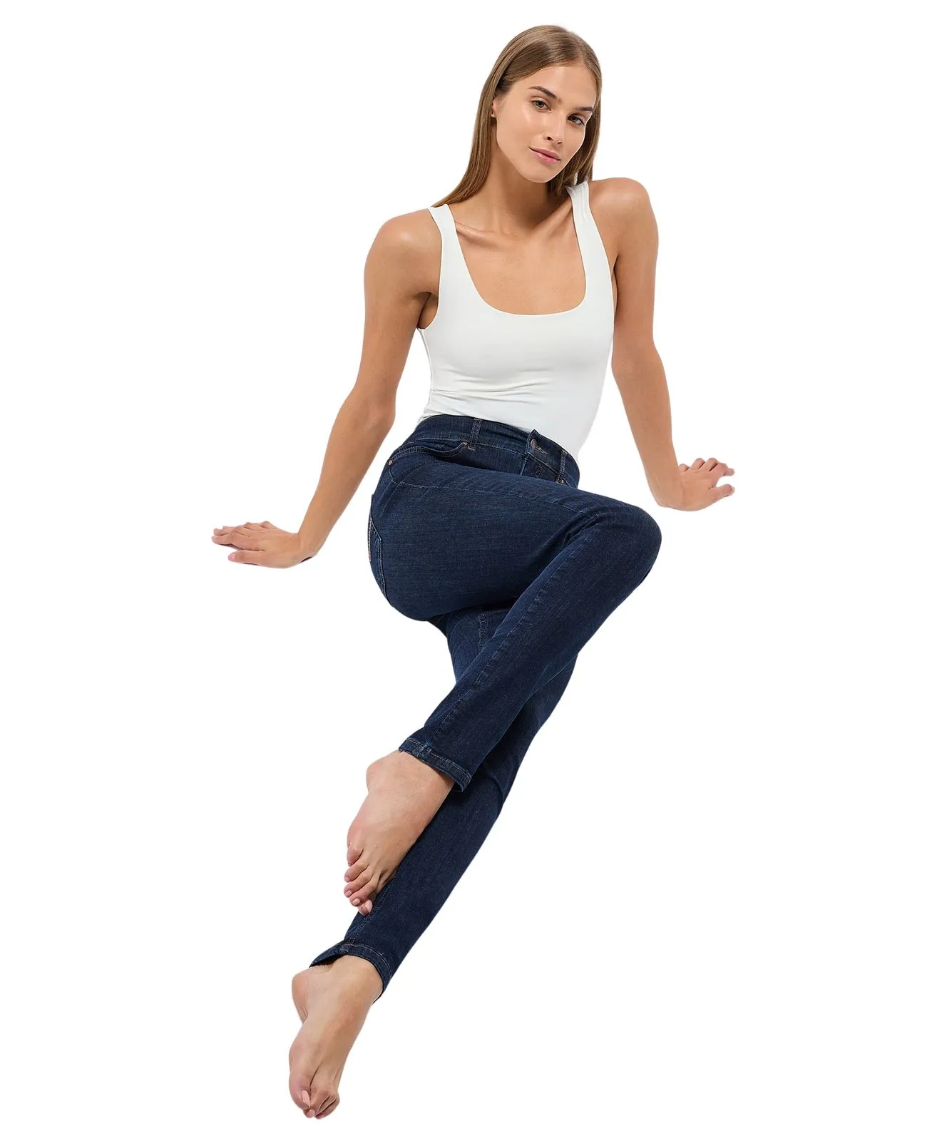 Damen Jeans Skinny  von Angels in Dark Indigo