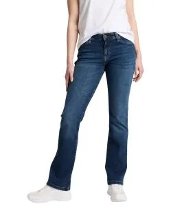 Cross Lauren Jeans mit ausgestelltem Bein in Dunkelblau