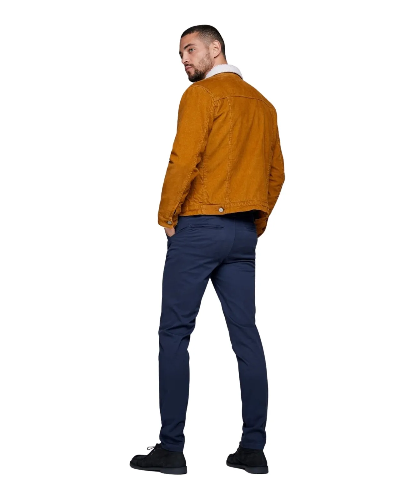 Herren Hose Marco Bowie von Jack & Jones in Navy Blazer