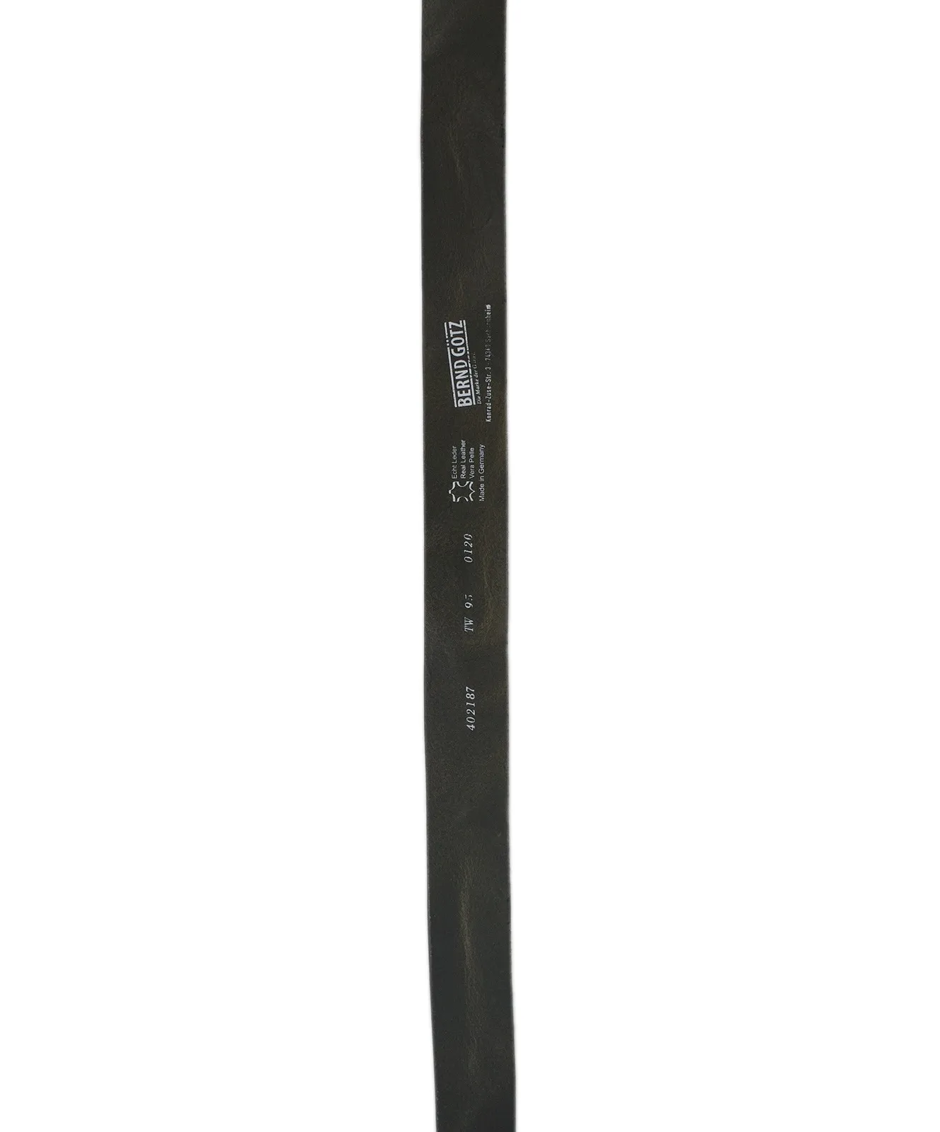 Damen Gürtel 4cm Walklederg.geprägt von Bernd Götz in Taupe