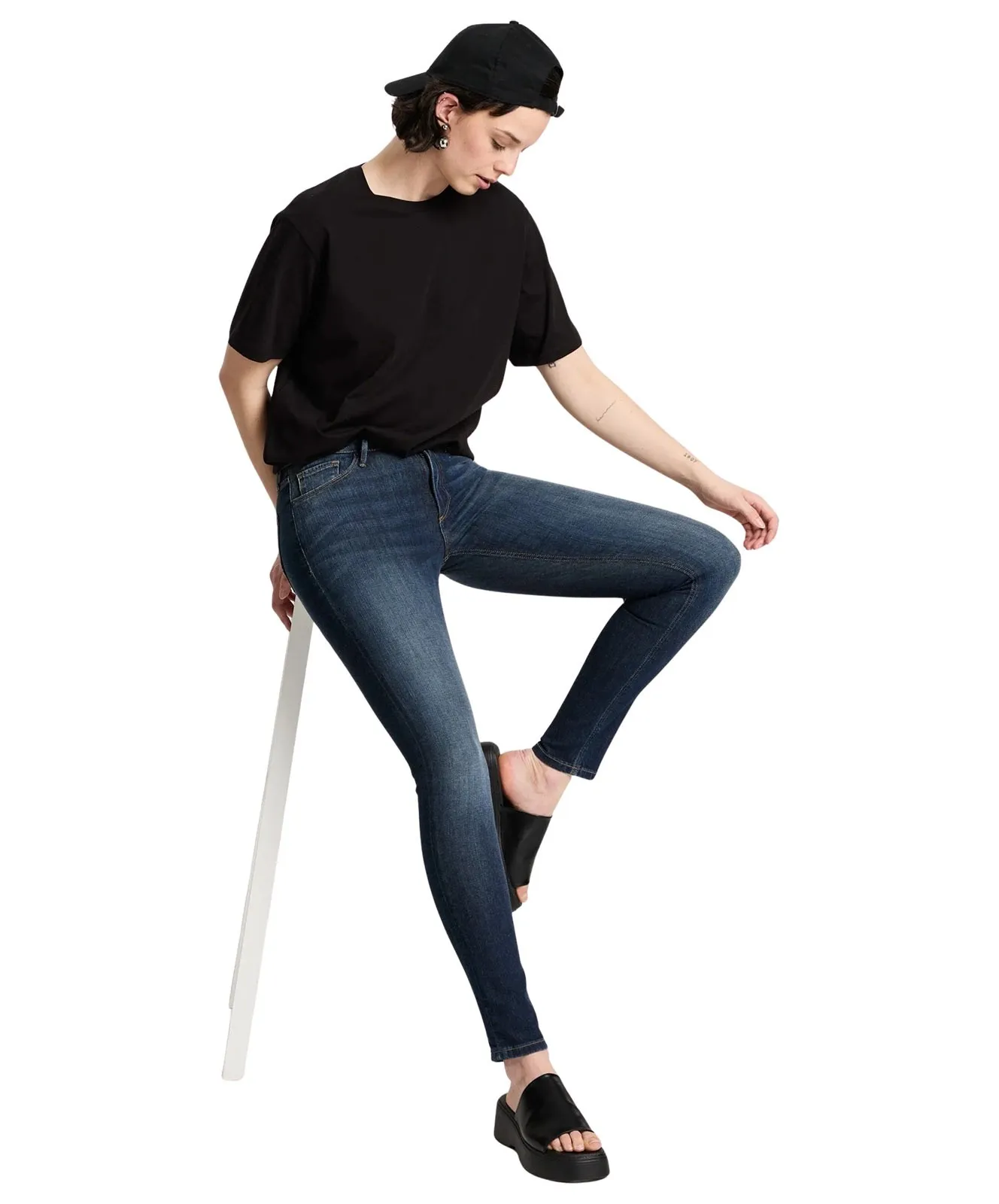 Damen Jeans Alan von Cross in Dark Blue