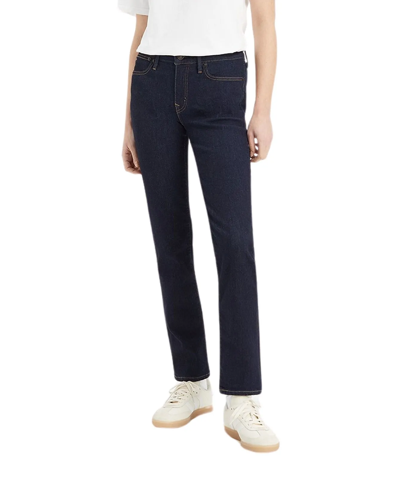 Damen Jeans 712 Slim von Levis in Blue Wave Rinse
