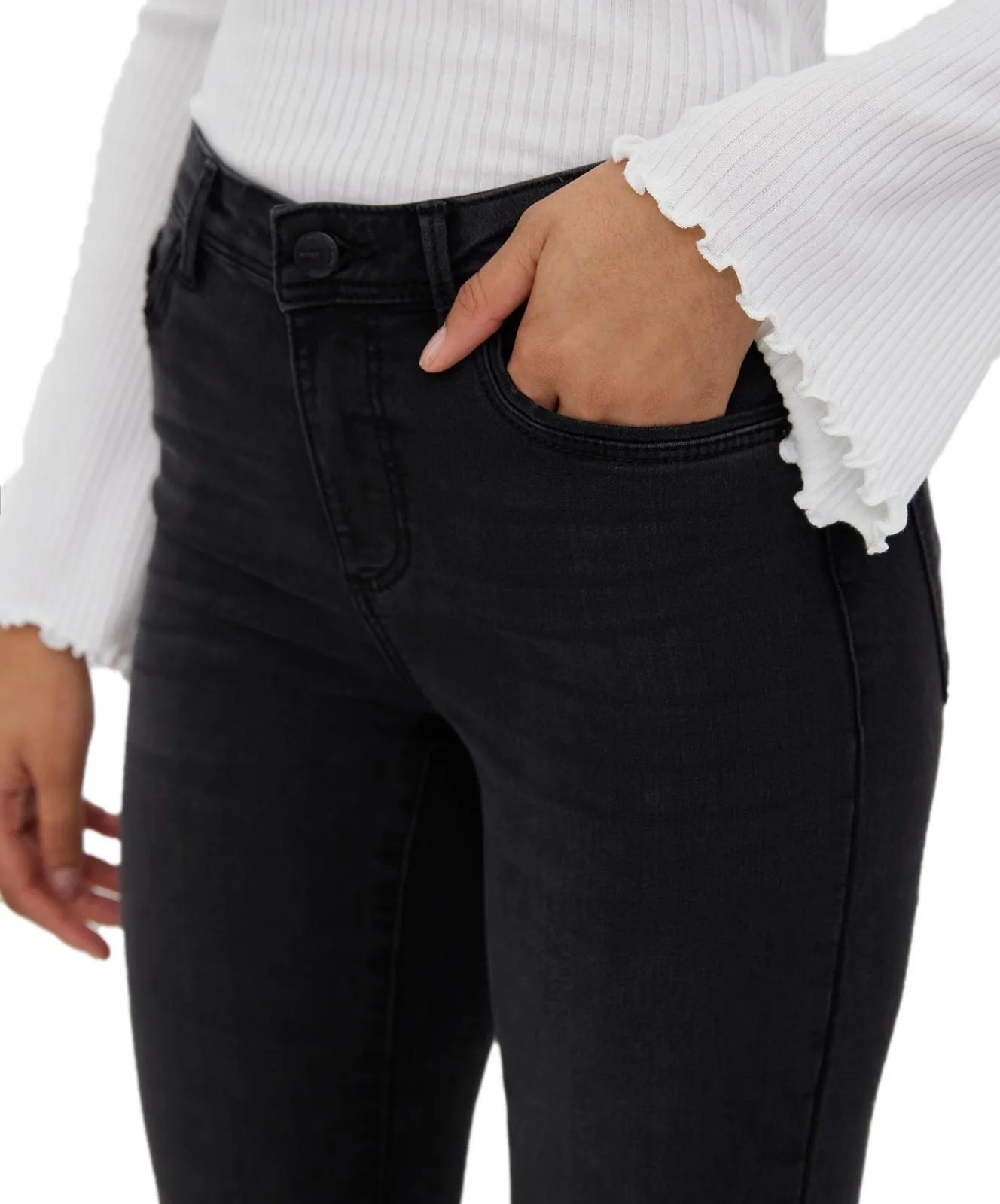 Damen Jeans Tanya von Vero Moda in Black Washed