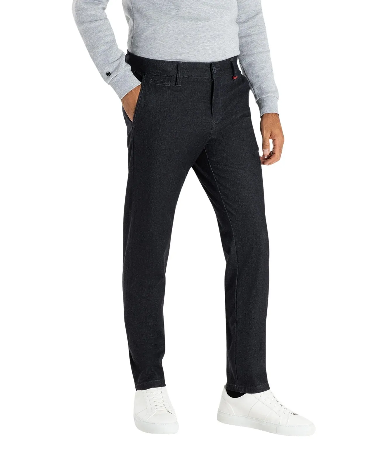 Herren Hose Lennox von MAC in Dark Ink Pepita