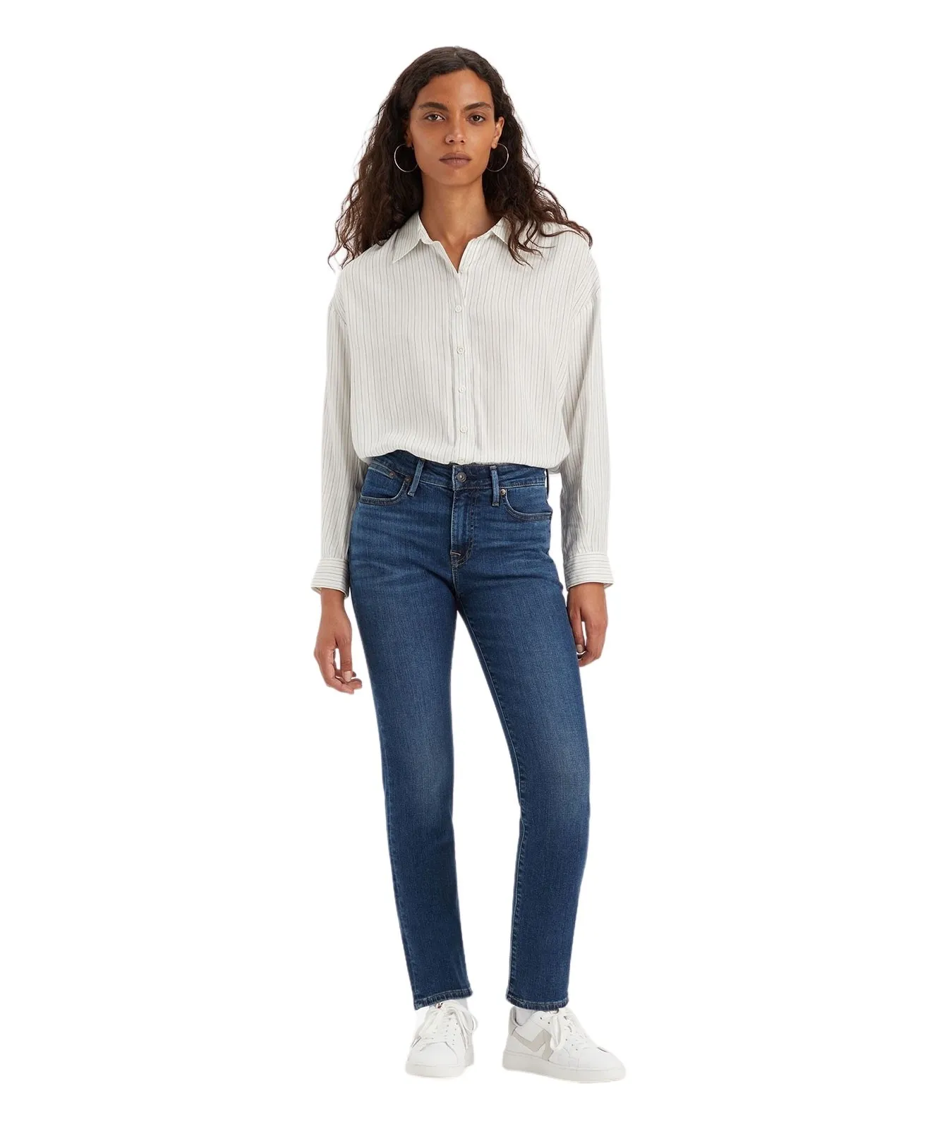 Damen Jeans 712 Slim von Levis in Blue Wave Dark