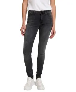 CROSS Alan Skinny fit Jeans in anthrazitfarbener Waschung