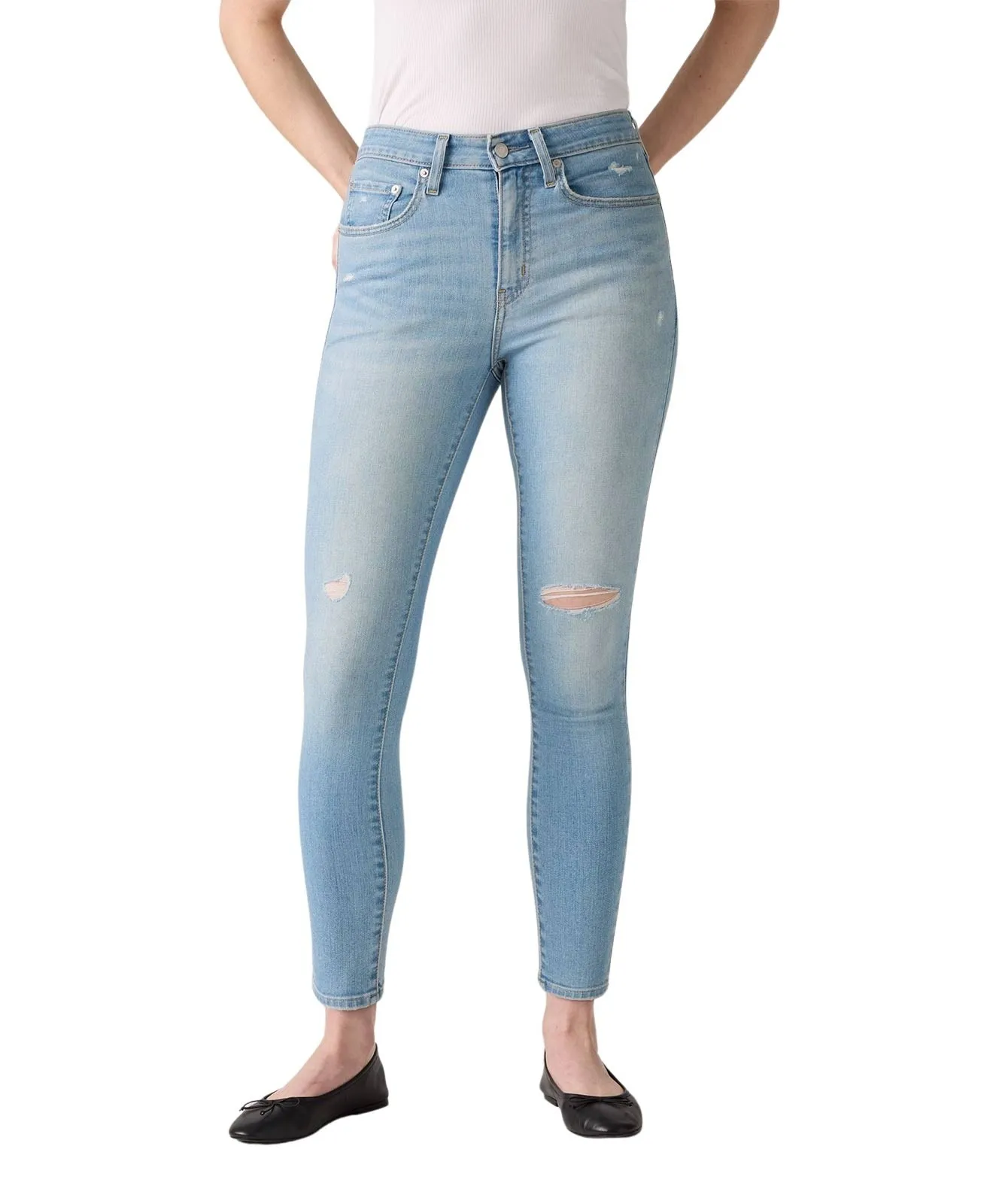 Damen Jeans 721 High Rise Skinny von Levis in Simplest Solution