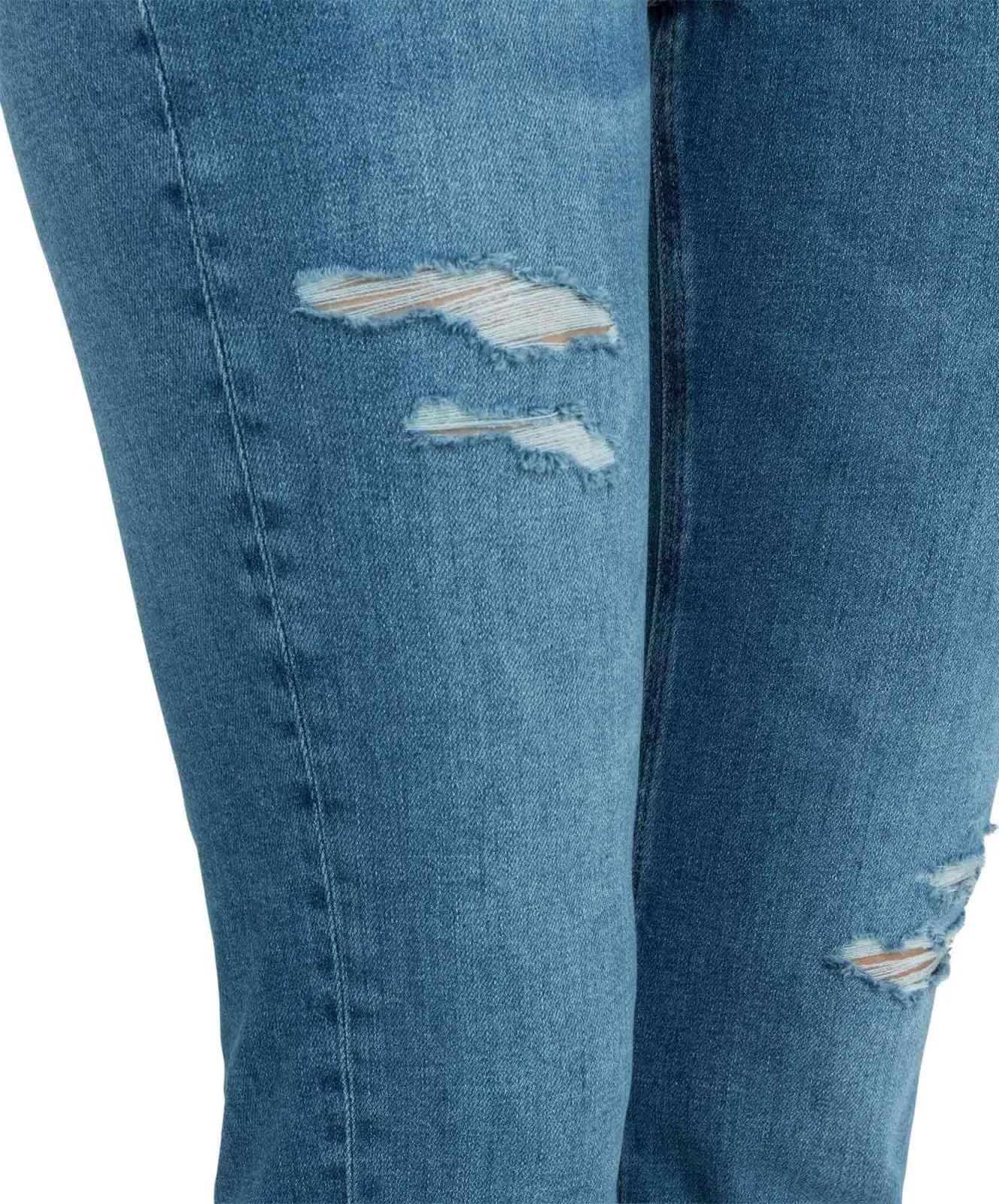 Damen Jeans California Slim von MAC in Destroyed Used Wash