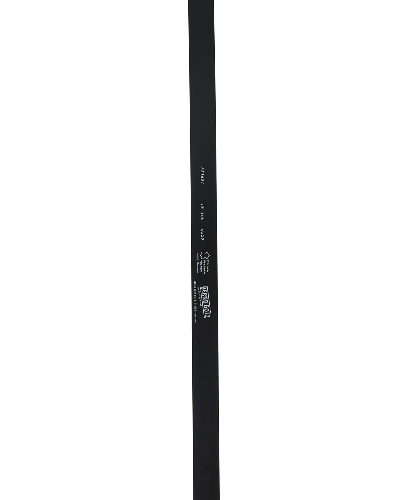 Herren Gürtel 351621 3,5cm Pull-UP-Ledergürtel von Bernd Götz in Schwarz