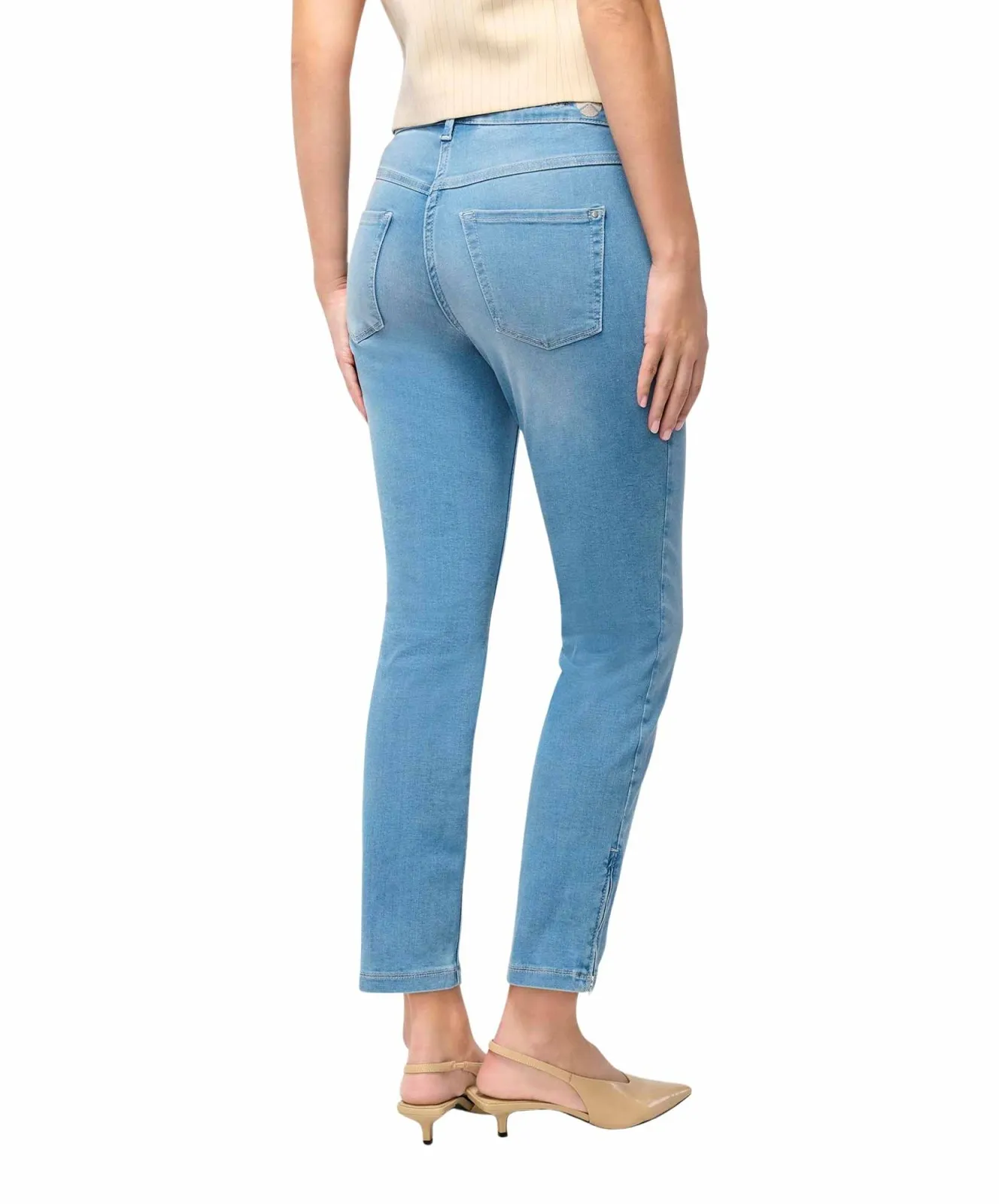 Damen Jeans Dream Chic von MAC in Classy Grey Blue Wash