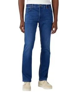 Wrangler Greensboro Jeans in blauem High-Stretch-Denim