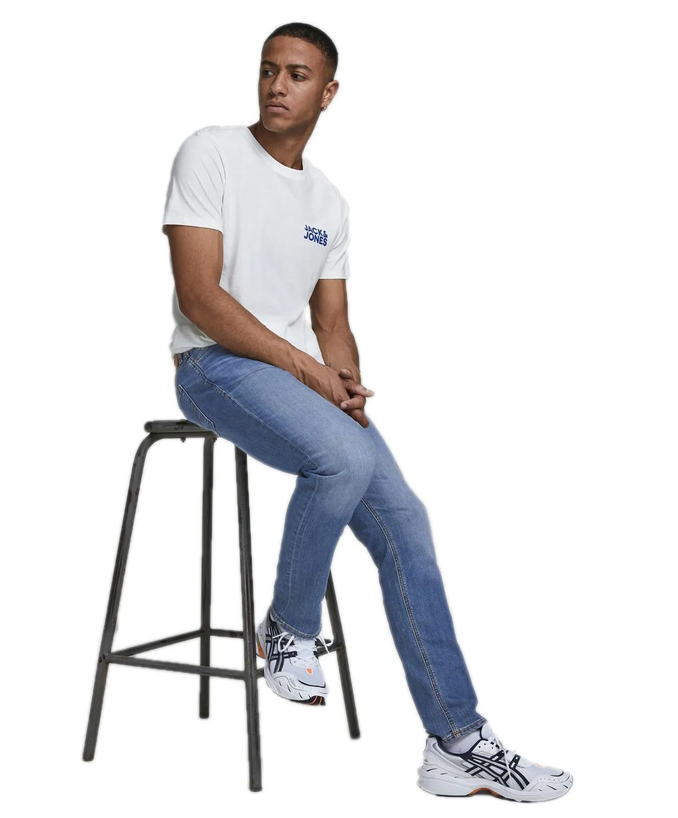 Herren Jeans Glenn Fox von Jack & Jones in Blue Denim