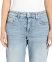 Damen Jeans Straight von MAC in Coal Blue Random Wash