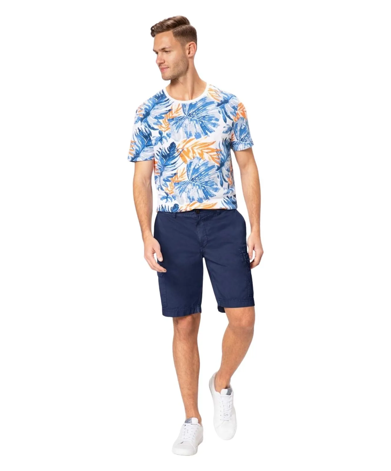 Herren Jeans Bob Cargo Bermuda von Paddocks in Navy