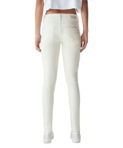 LTB Jeans Slim Fit Molly M aus weißem Stretch-Denim