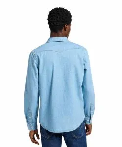 LEE Jeanshemd im Western Style in hellblau