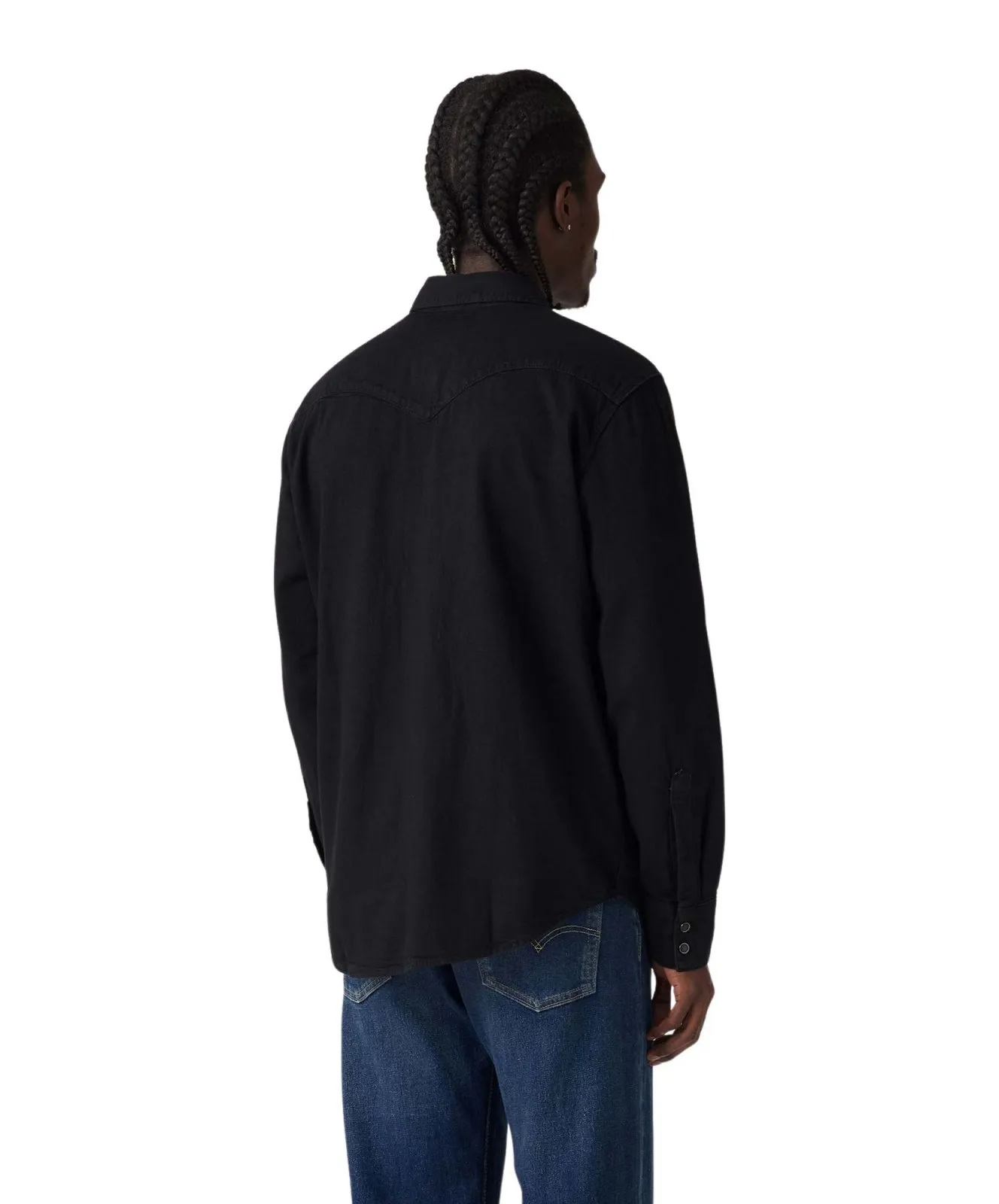 Herren Hemd Barstow Western von Levis in Black Denim