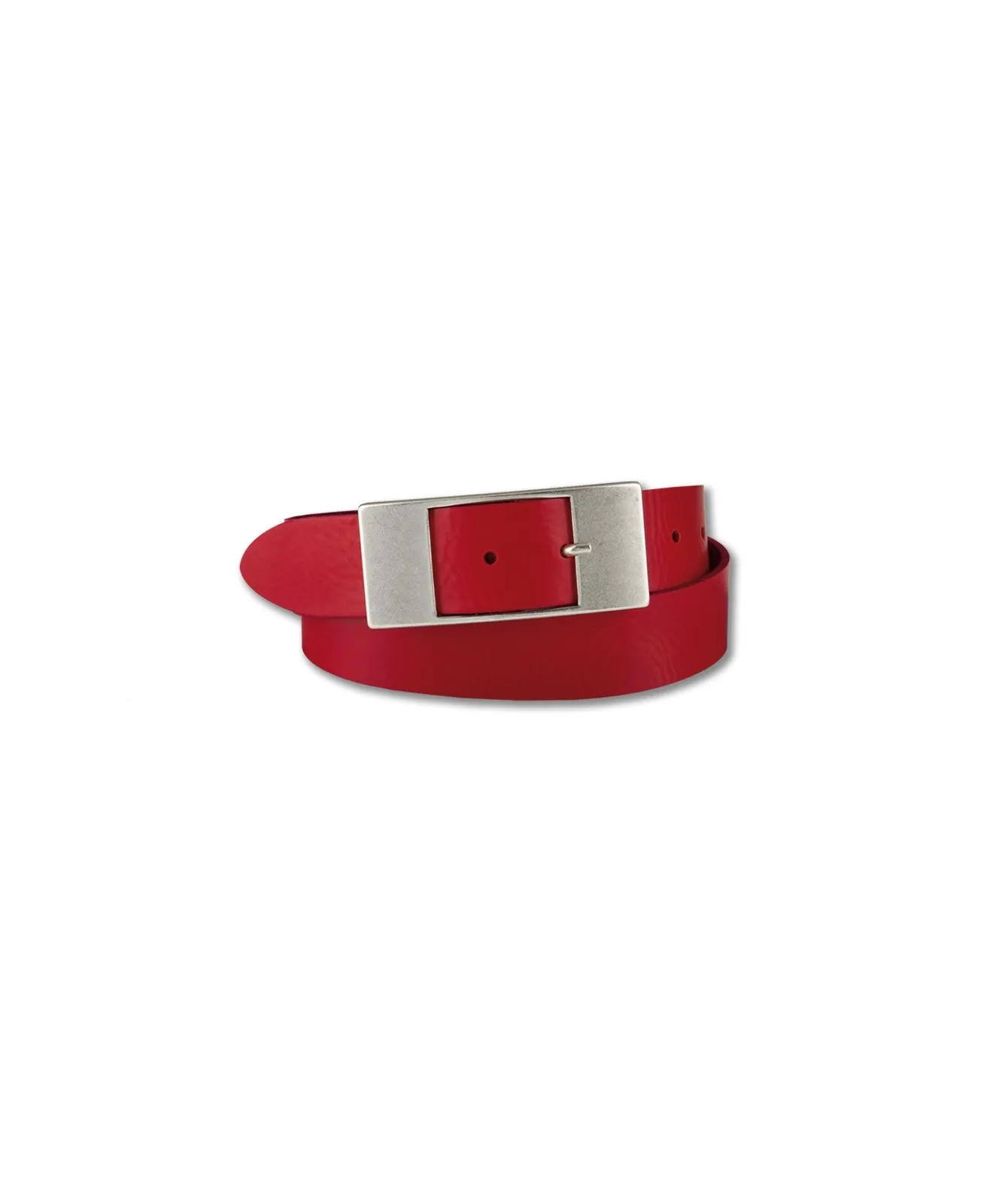Damen Gürtel 3,5cm Nappaledergürtel von Bernd Götz in Rot