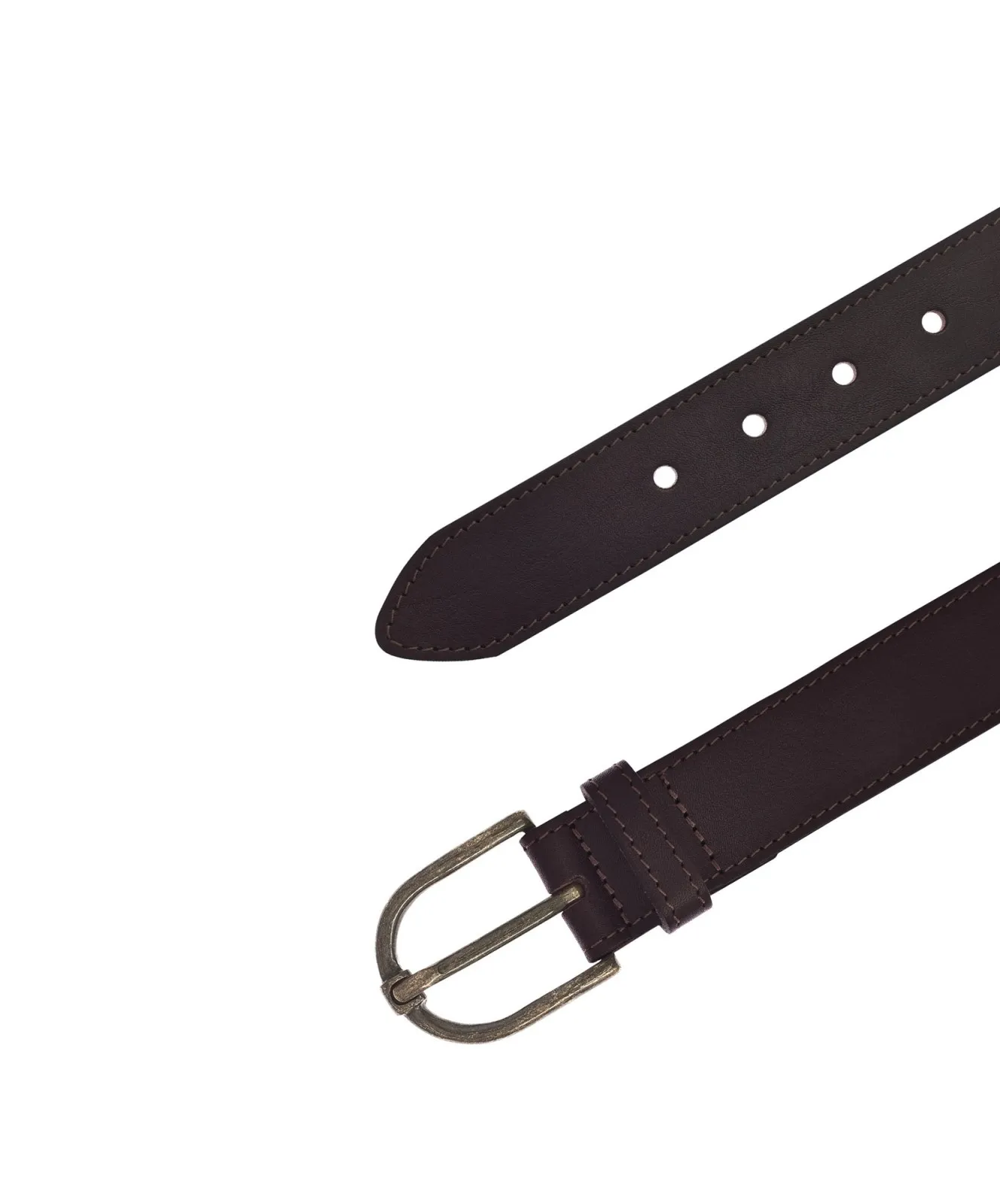 Damen Gürtel Vollleder-Damengürtel in 35 mm von Mustang in Dark Brown