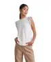 Damen Shirt Olline von Pieces in Cloud Dancer