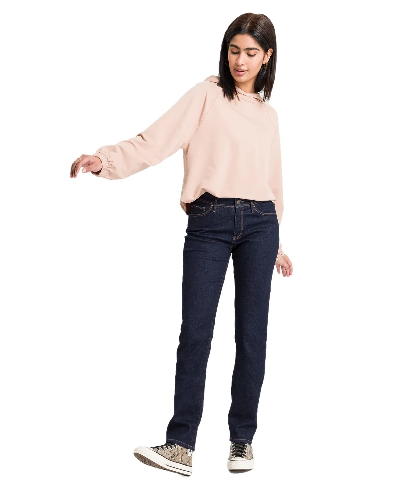 Damen Jeans Anya von Cross in Rinsed